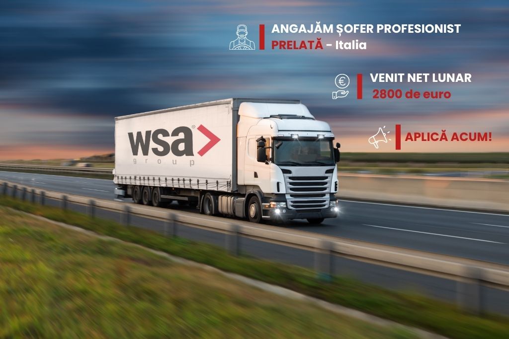 Șofer profesionist prelată. 2800 Euro. Perugia Italia.