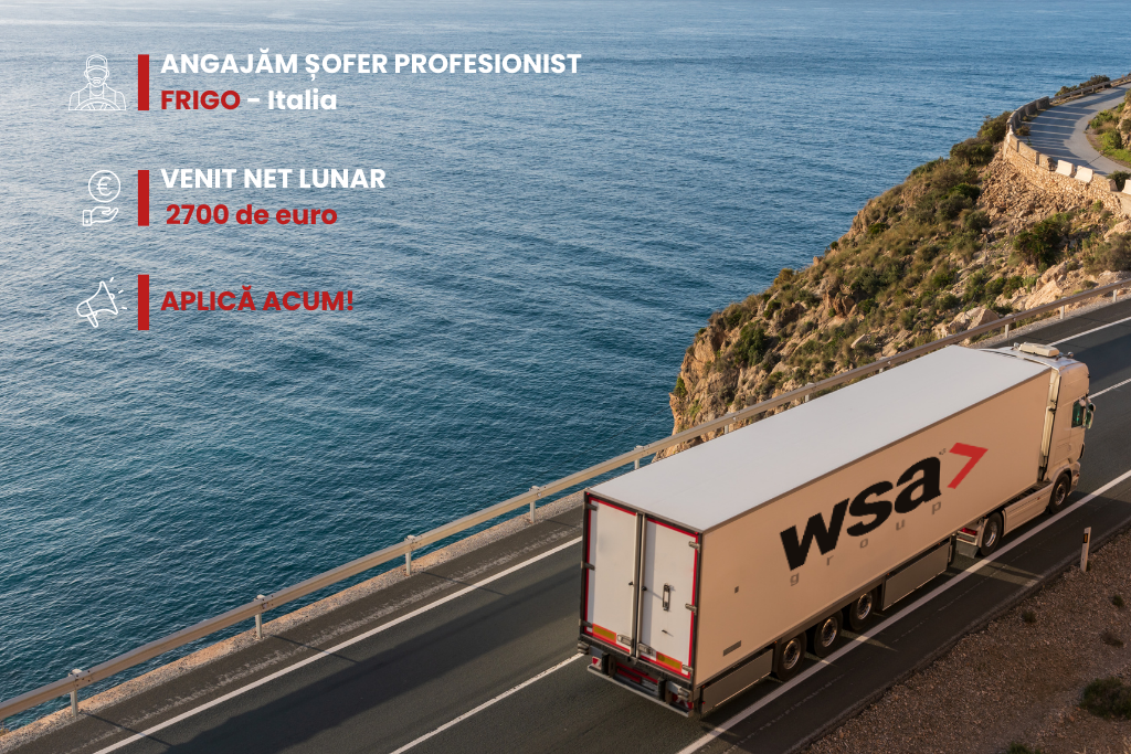 Șofer profesionist Frigo. 2700 Euro. Trento Italia.